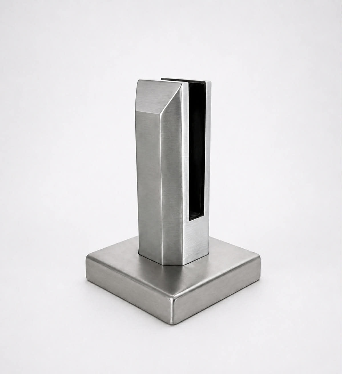 6½” Adjustable Frameless Glass Pool Fence & Railing Spigot – Duplex 2205 Marine-Grade Stainless Steel